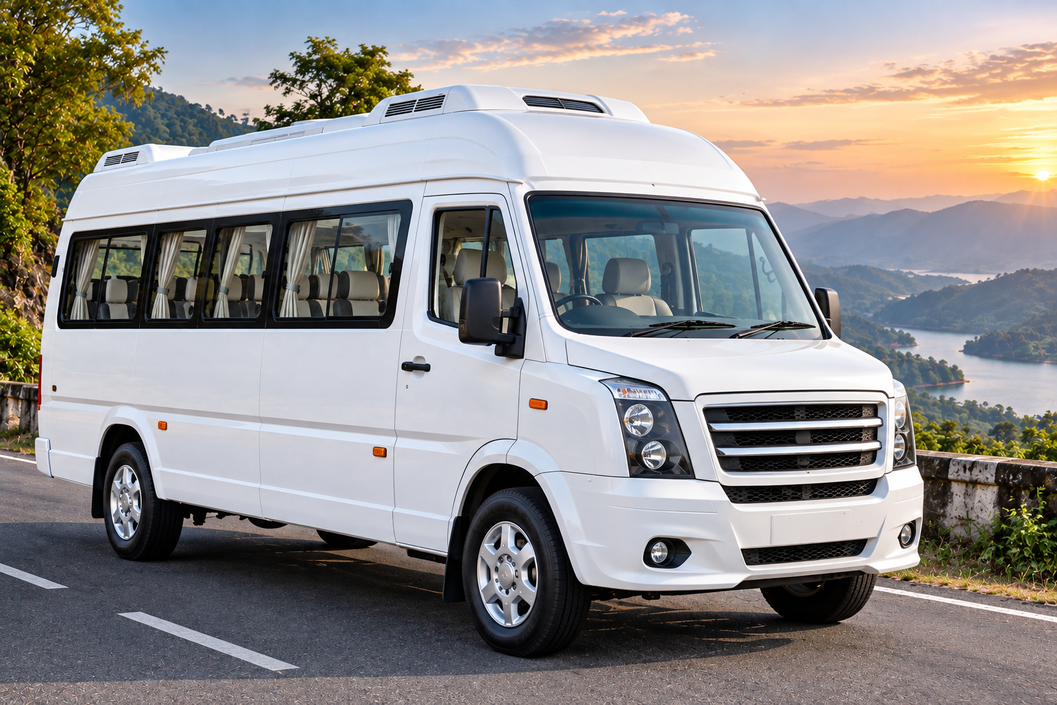 14-Seater AC Tempo Traveller