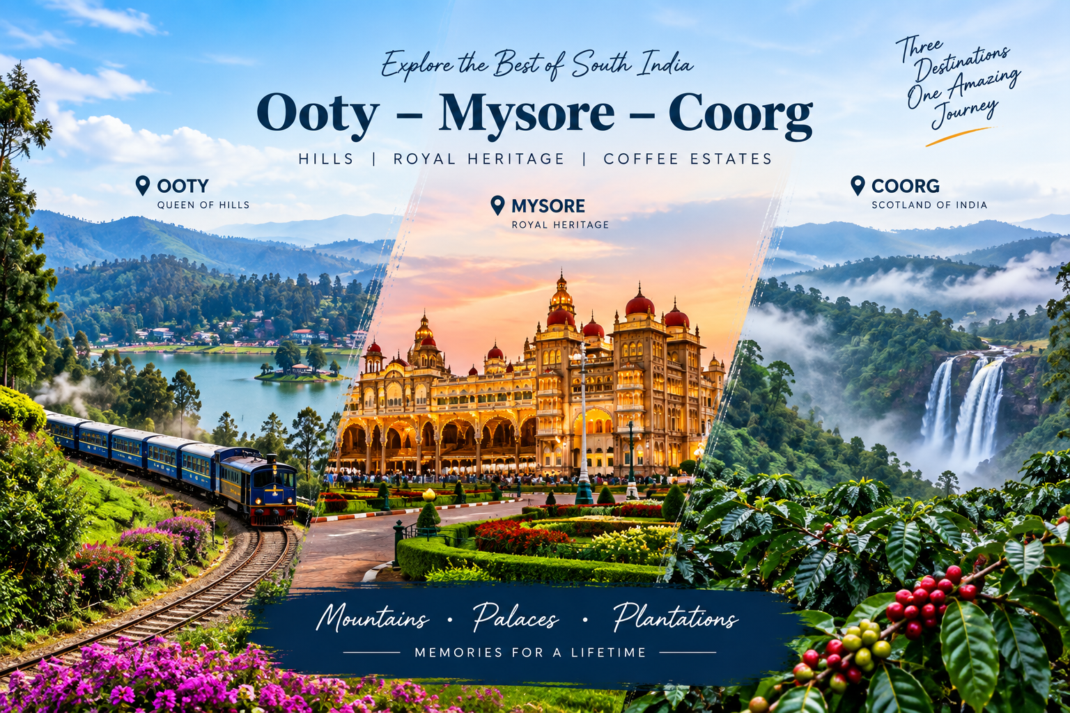 Ooty Mysore Coorg Tour