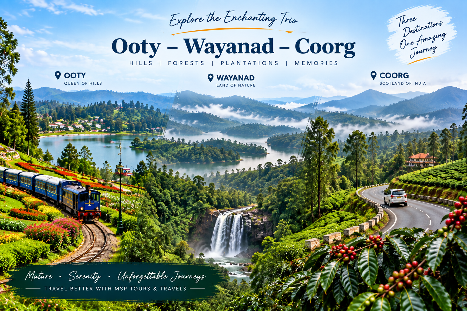 Ooty Wayanad Coorg Tour