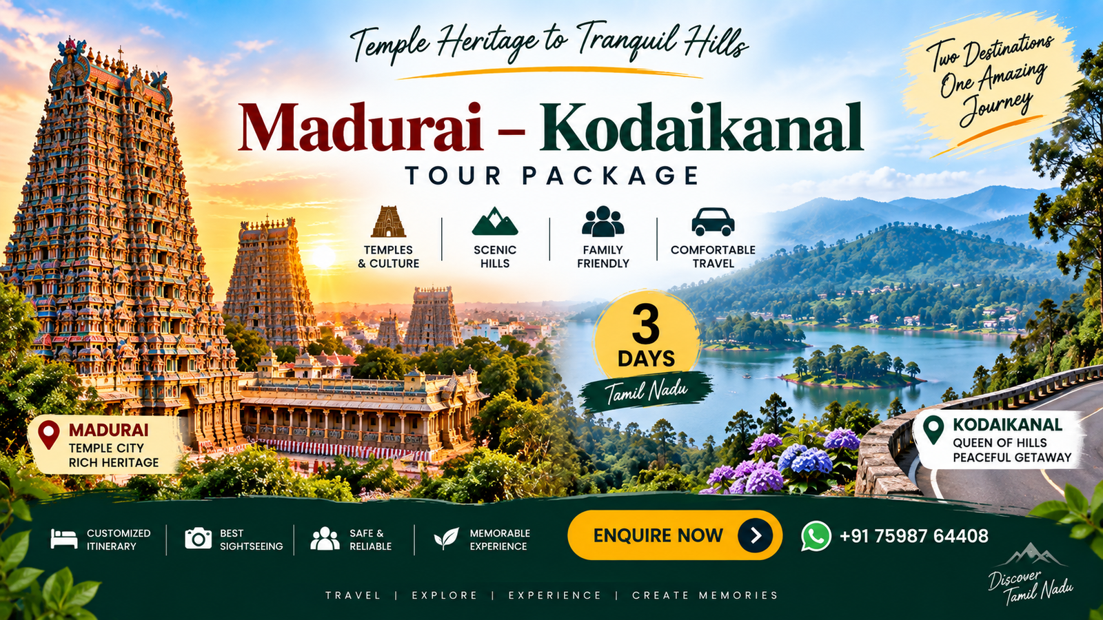 Madurai Kodaikanal Package
