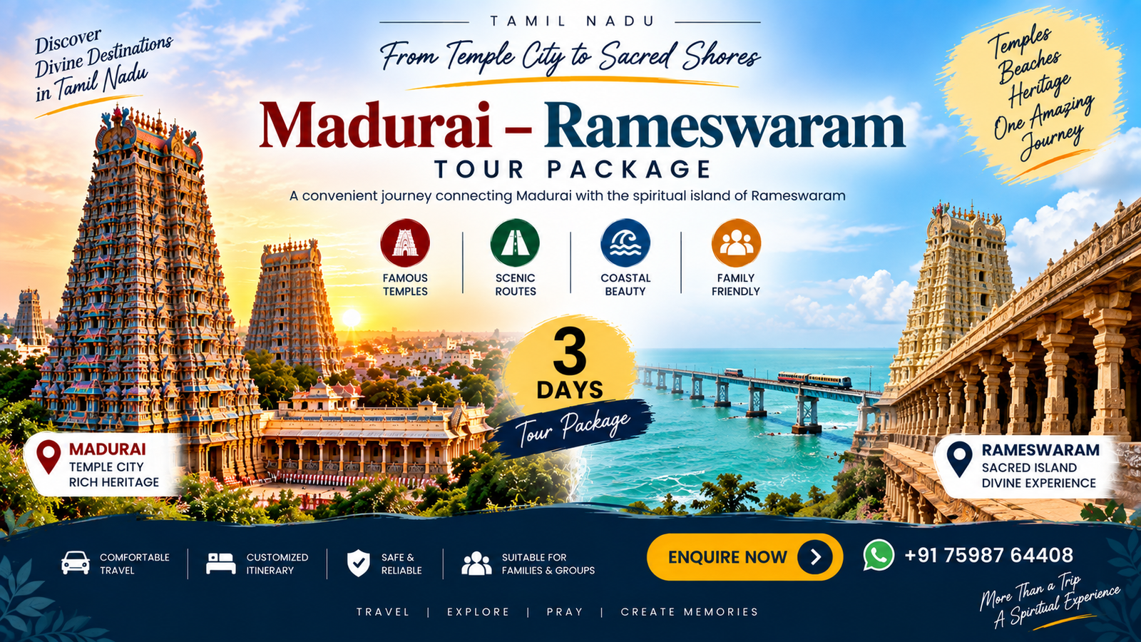 Madurai Rameswaram Package