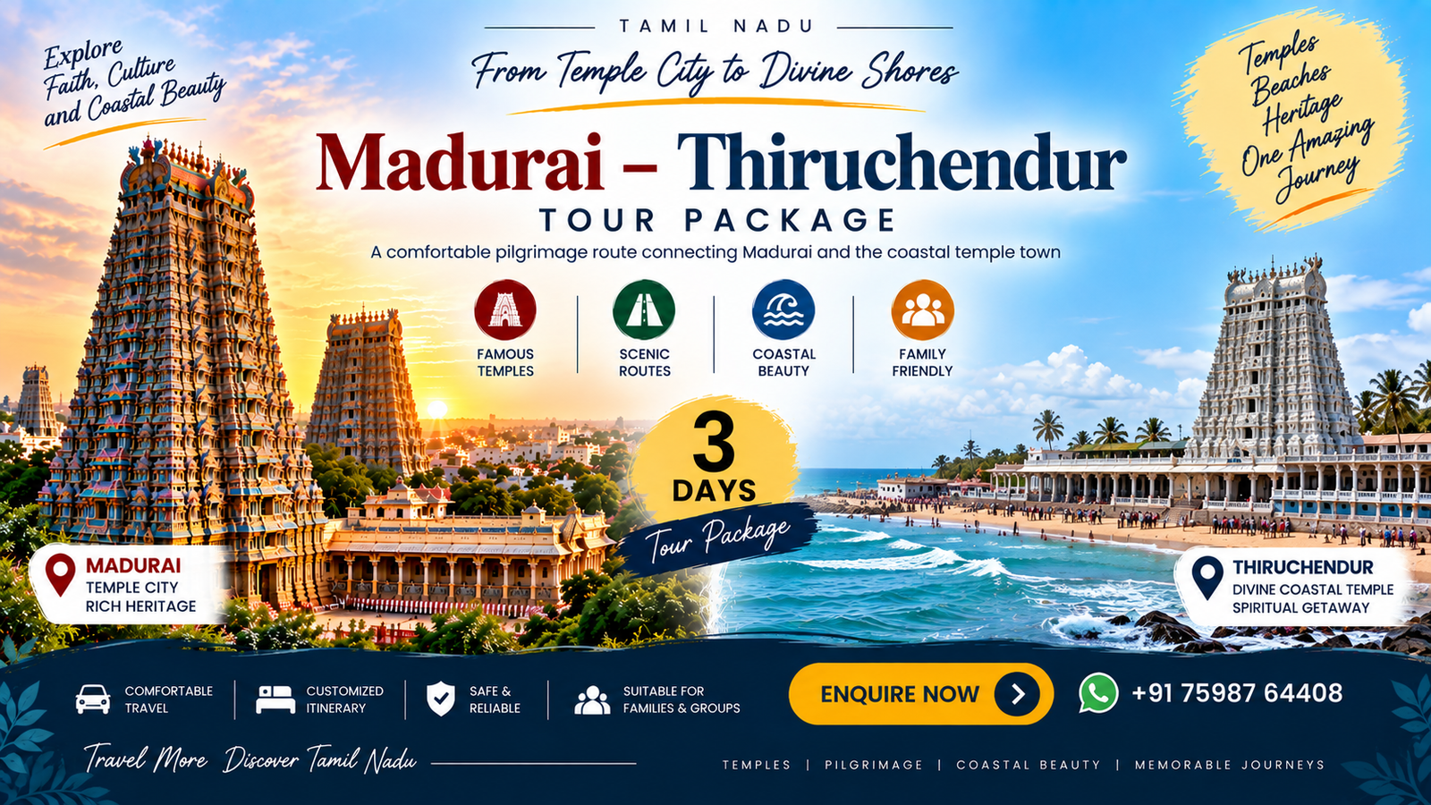 Madurai Thiruchendur Package